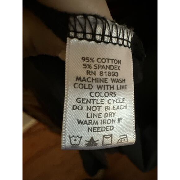 Susan Graver Women's Knit Sleeveless Scoop Neck Tank Top 95% Cotton Black 2X - Picture 4 of 6